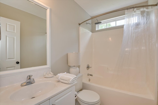182 Andrews Br, North Augusta, SC 29860 - full bathroom featuring vanity and shower / bathtub combination with curtain