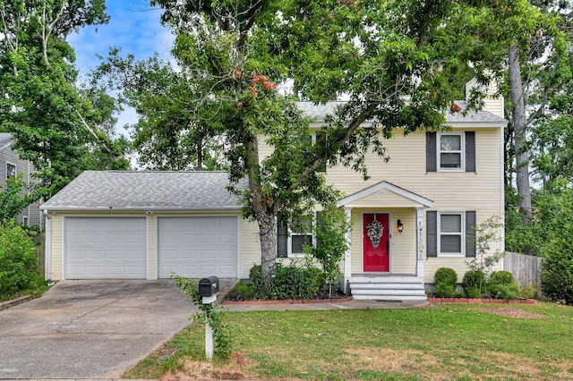 1414 Brookgreen Dr, North Augusta, SC 29841 - view of front of house with concrete driveway, an attached garage, and roof with shingles