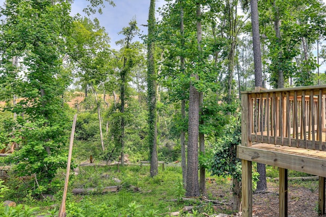1414 Brookgreen Dr, North Augusta, SC 29841 - view of yard with a wooden deck