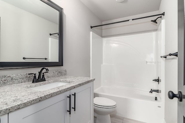 2421 Laurens St, Grovetown, GA 30813 - bathroom featuring vanity, toilet, and  shower combination