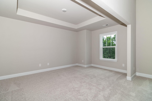 2421 Laurens St, Grovetown, GA 30813 - unfurnished room with light carpet, a raised ceiling, and baseboards