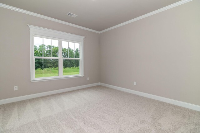 2421 Laurens St, Grovetown, GA 30813 - carpeted empty room with ornamental molding and baseboards