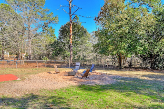 1612 Fairwood Dr, Augusta, GA 30909 - view of yard with a fire pit