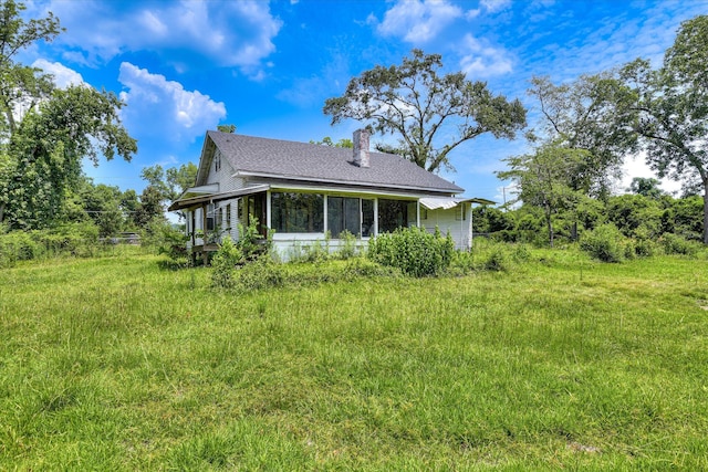 2910-2920 Milledgeville Rd, Augusta, GA 30904 - view of side of home with a chimney and roof with shingles