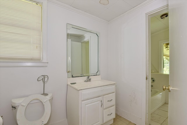 2910-2920 Milledgeville Rd, Augusta, GA 30904 - full bath with crown molding, vanity, and a bath