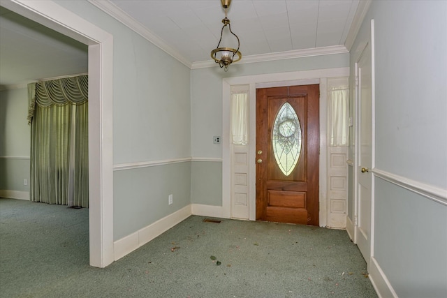 2910-2920 Milledgeville Rd, Augusta, GA 30904 - entrance foyer with carpet and ornamental molding