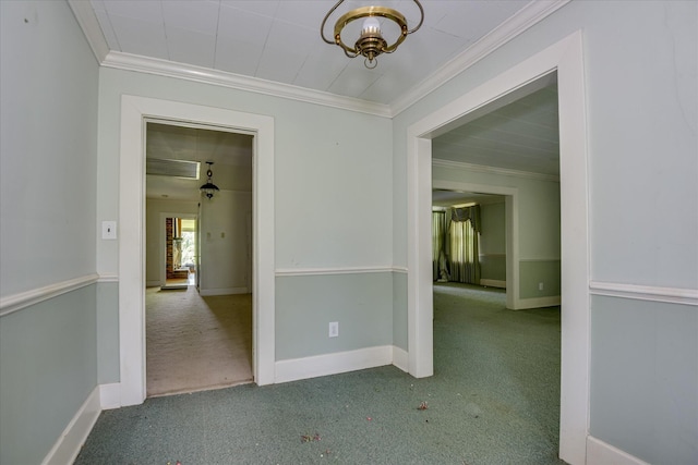 2910-2920 Milledgeville Rd, Augusta, GA 30904 - hall with carpet and crown molding