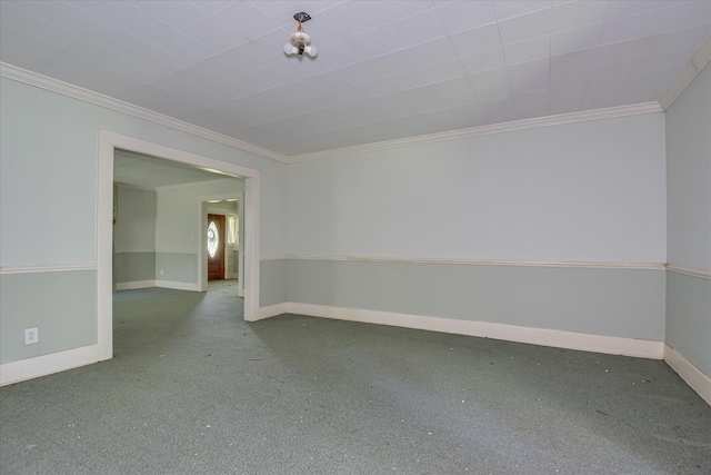 2910-2920 Milledgeville Rd, Augusta, GA 30904 - spare room with ornamental molding and carpet floors
