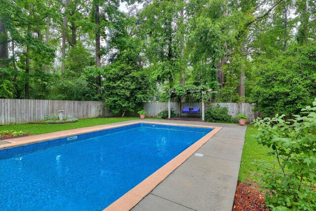 213 Oak Ln, Waynesboro, GA 30830 - view of pool with a fenced backyard