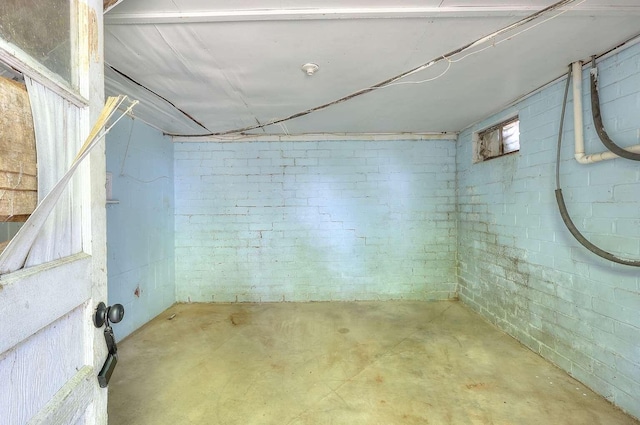 601 Lexington Ave, Washington, GA 30673 - unfinished basement featuring concrete block wall