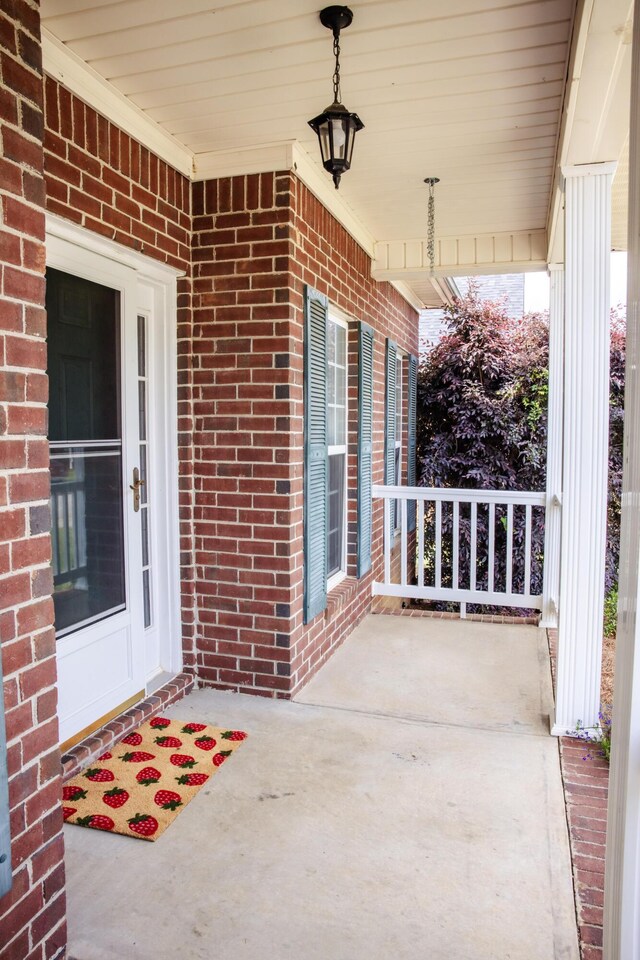 4725 Park Ridge Ct, Evans, GA 30809 - view of patio / terrace with covered porch
