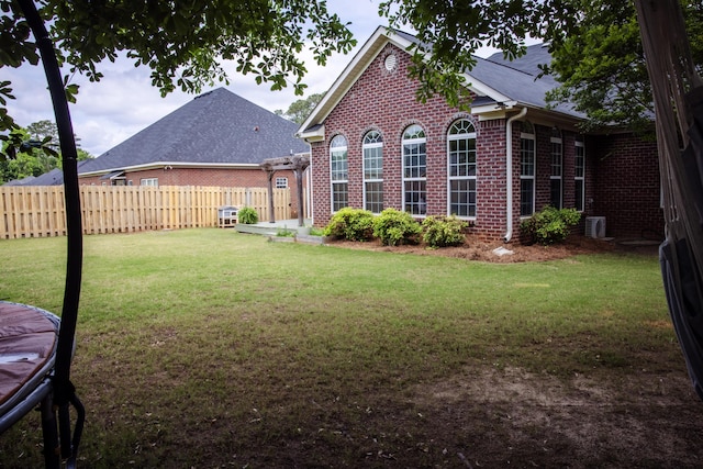 4725 Park Ridge Ct, Evans, GA 30809 - view of yard with ac unit and fence