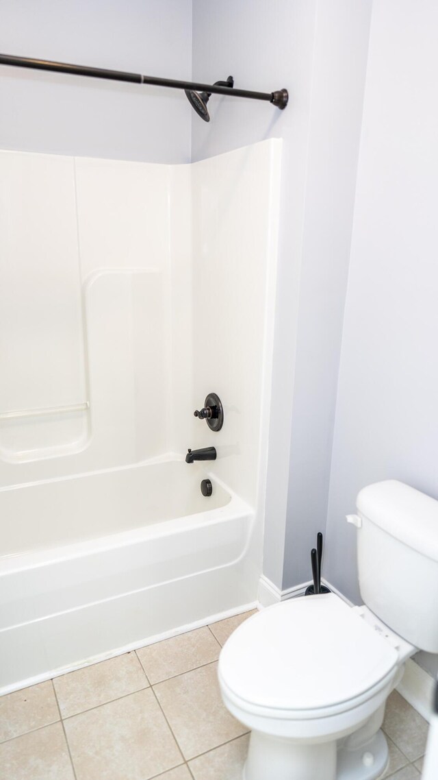 902 Adderley Ln, Evans, GA 30809 - bathroom with toilet, bathtub / shower combination, and tile patterned floors