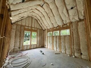 view of attic