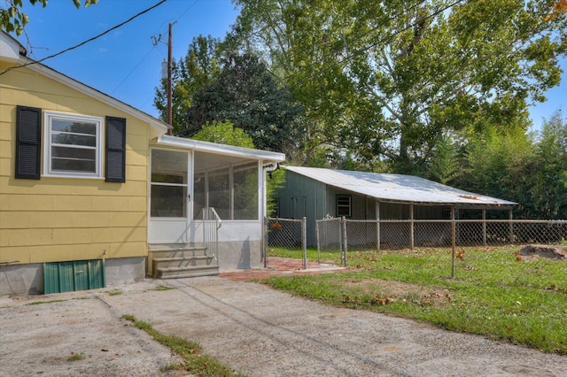 view of property exterior