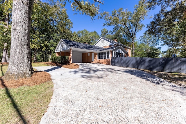 view of front of house