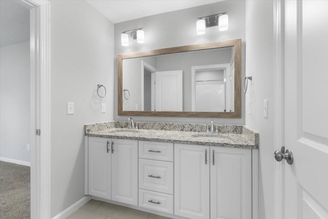 5065 Anna Way Unit Fb25, North Augusta, SC 29841 - bathroom with double vanity and baseboards