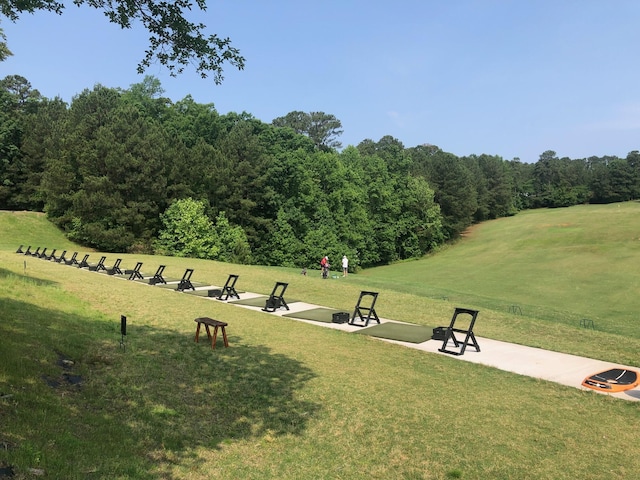 405 Sawgrass Cv, Mccormick, SC 29835 - view of home's community featuring a yard and a wooded view