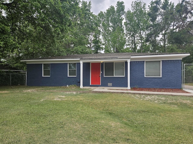 3629 Meadowgrove Dr, Augusta, GA 30906 - single story home featuring fence, brick siding, and a front yard