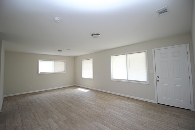 3629 Meadowgrove Dr, Augusta, GA 30906 - empty room with baseboards, light wood finished floors, and visible vents