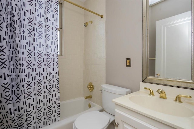 2068 Walton Way, Augusta, GA 30909 - bathroom featuring shower / bath combo with shower curtain and vanity