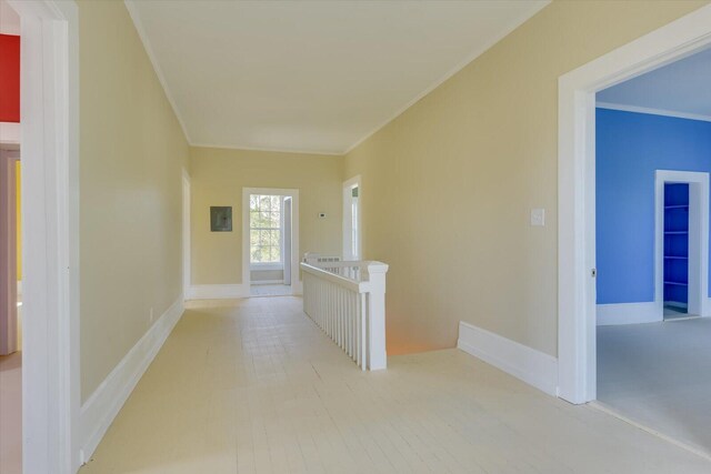 hall with electric panel