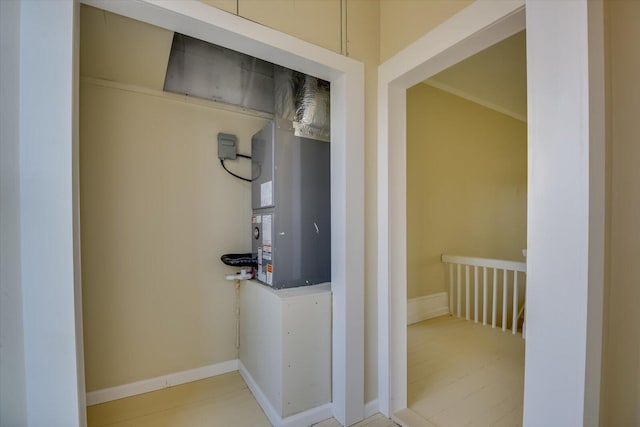 view of utility room