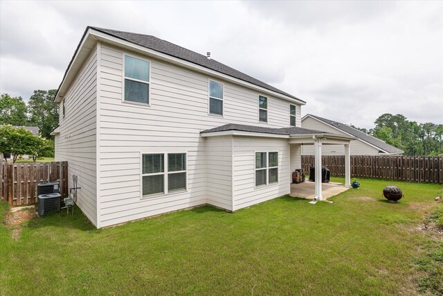 268 Anneswood Rd, Martinez, GA 30907 - back of house featuring a patio area, cooling unit, and roof with shingles