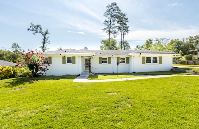 418 Kemp Dr, Augusta, GA 30909 - single story home featuring a front yard and a chimney