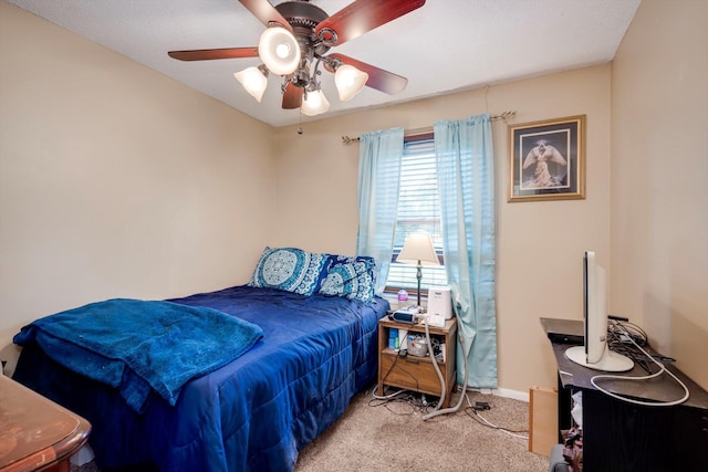 431 Edgar Cir, Thomson, GA 30824 - carpeted bedroom featuring baseboards and a ceiling fan