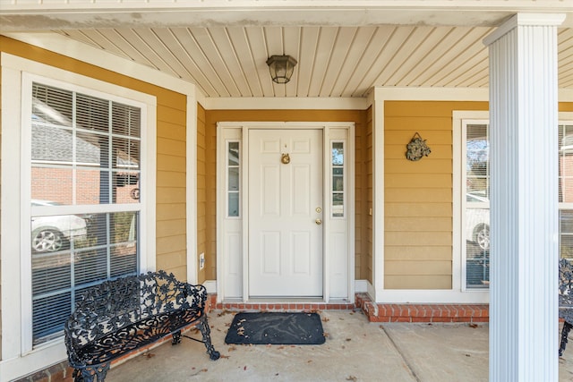 view of property entrance