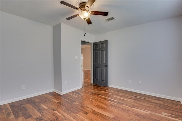 5776 Carriage Hills Dr, Martinez, GA 30907 - spare room with ceiling fan and wood finished floors