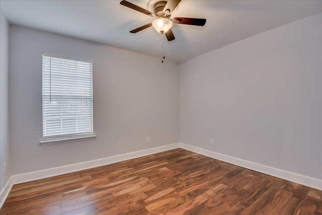 5776 Carriage Hills Dr, Martinez, GA 30907 - spare room featuring dark wood-style floors and a ceiling fan