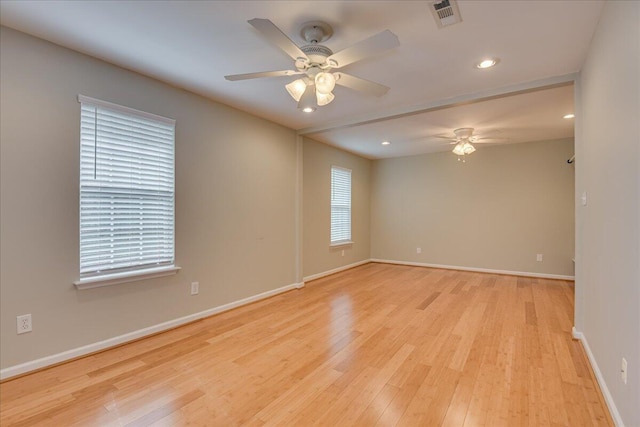 5776 Carriage Hills Dr, Martinez, GA 30907 - unfurnished room featuring ceiling fan, wood finished floors, and recessed lighting