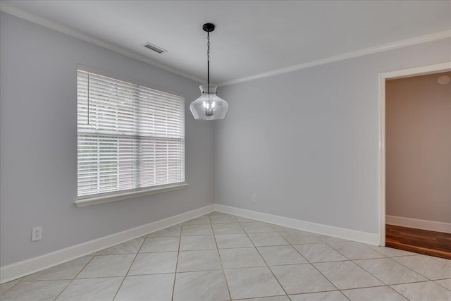 5776 Carriage Hills Dr, Martinez, GA 30907 - empty room featuring ornamental molding and healthy amount of natural light