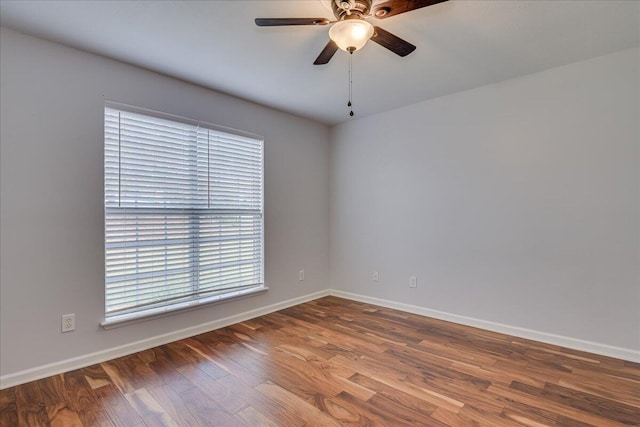 5776 Carriage Hills Dr, Martinez, GA 30907 - empty room featuring a ceiling fan and wood finished floors