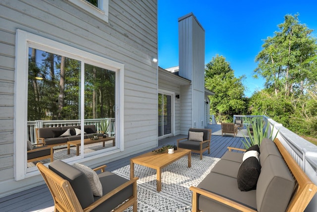 3408 Wheeler Rd, Augusta, GA 30909 - wooden terrace with an outdoor hangout area