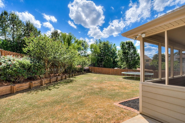 514 Hardwick Ct, Evans, GA 30809 - view of yard featuring a trampoline