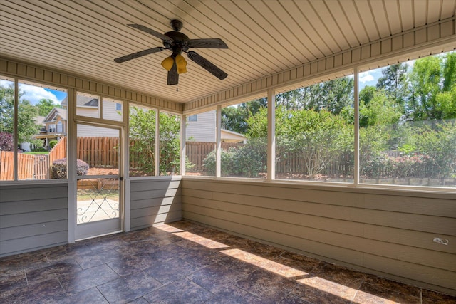 514 Hardwick Ct, Evans, GA 30809 - unfurnished sunroom with ceiling fan