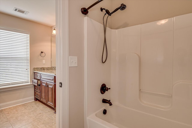 514 Hardwick Ct, Evans, GA 30809 - full bath with vanity, tub / shower combination, and tile patterned flooring