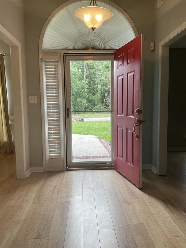 1129 Waltons Trl, Hephzibah, GA 30815 - entryway featuring light wood finished floors and baseboards
