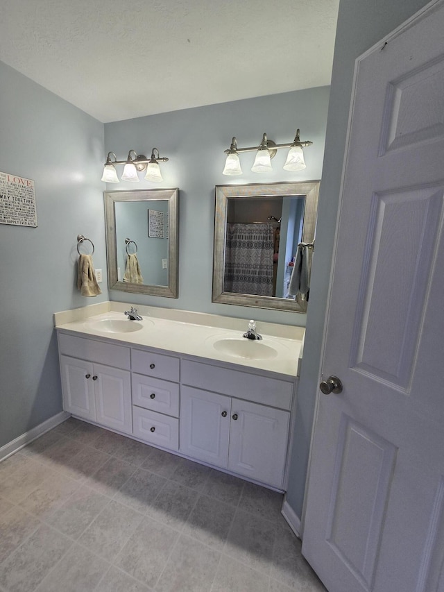 318 Elbrus Way, Grovetown, GA 30813 - full bathroom featuring double vanity and tile patterned floors
