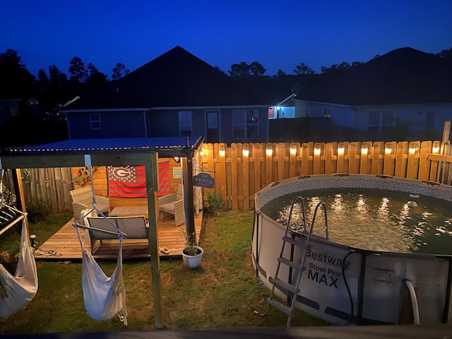 318 Elbrus Way, Grovetown, GA 30813 - exterior space with a fenced backyard