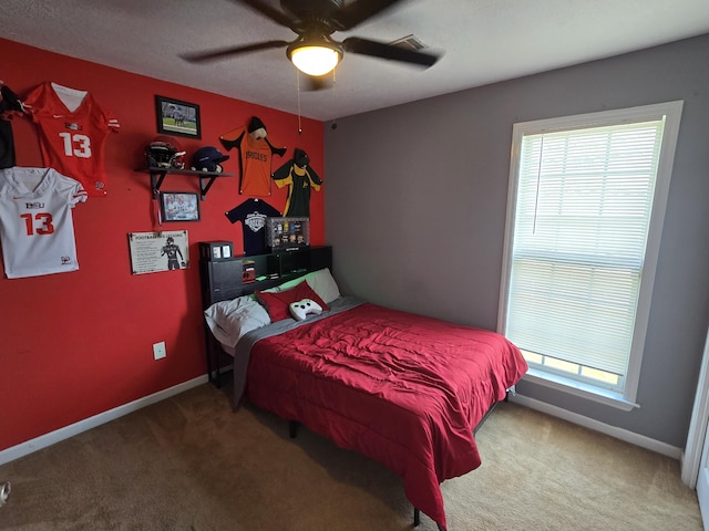 318 Elbrus Way, Grovetown, GA 30813 - bedroom featuring carpet floors and a ceiling fan