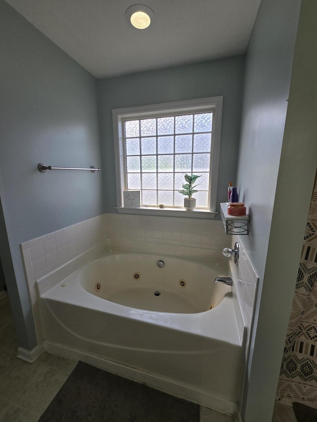 318 Elbrus Way, Grovetown, GA 30813 - full bathroom with a whirlpool tub and tile patterned flooring