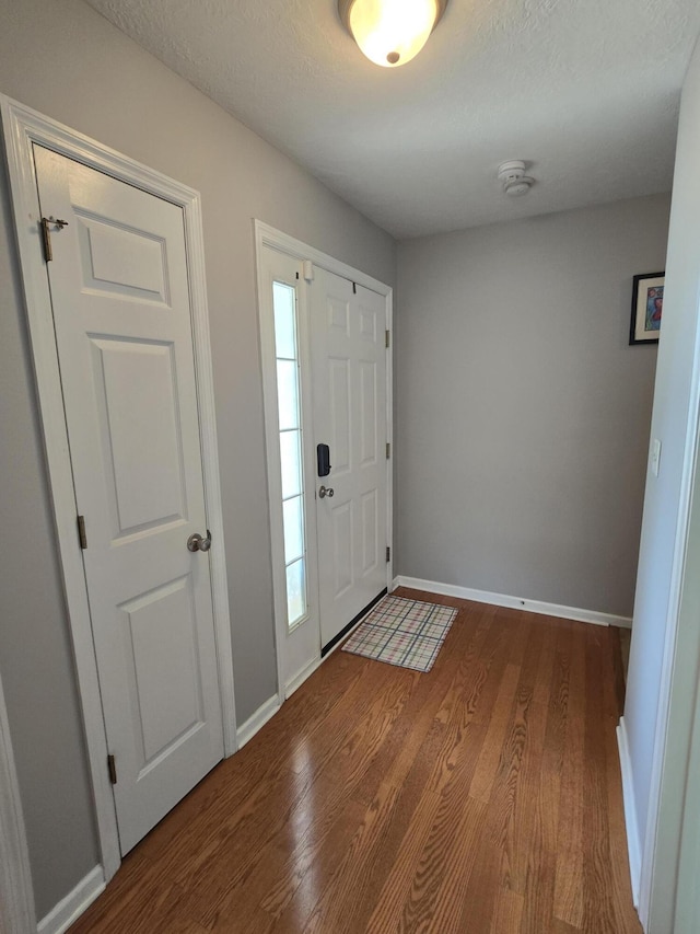 318 Elbrus Way, Grovetown, GA 30813 - entrance foyer featuring wood finished floors and a textured ceiling
