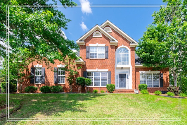 5209 Windmill Ct, Evans, GA 30809 - view of front of home featuring a front lawn and brick siding