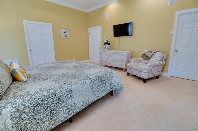 148 Grandview Dr, Mccormick, SC 29835 - carpeted bedroom with baseboards and crown molding