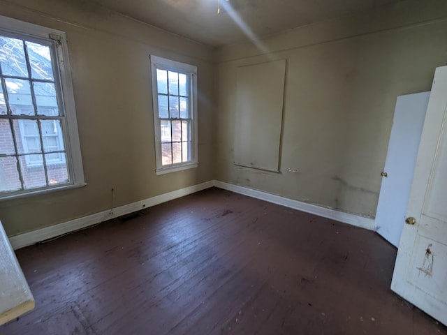 1316 Druid Park Ave, Augusta, GA 30904 - unfurnished room with hardwood / wood-style flooring and baseboards