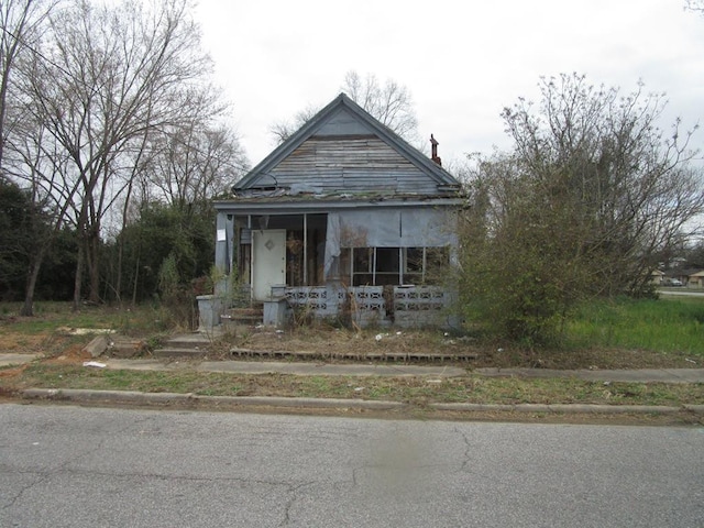 view of bungalow-style house